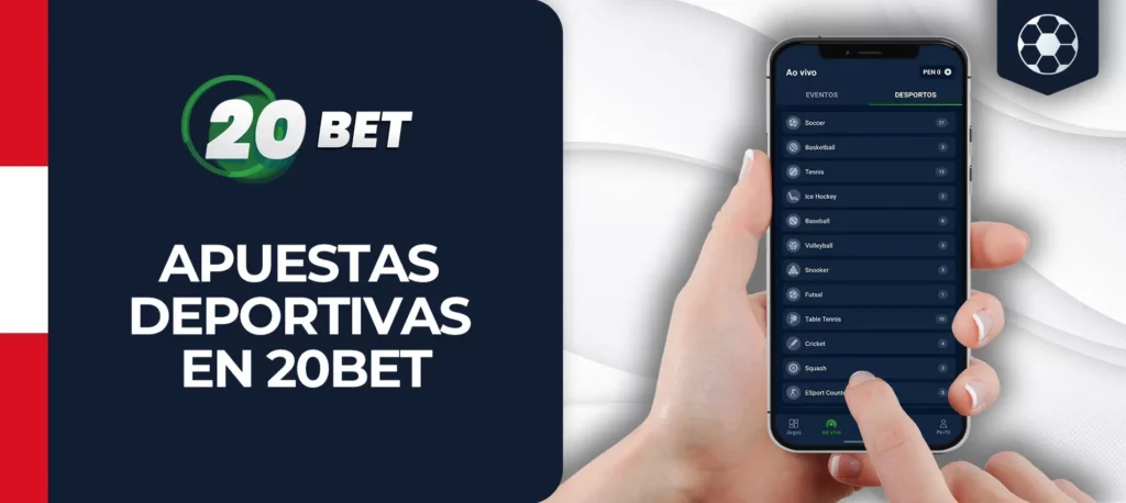 20Bet apuestas deportivas en Perú 