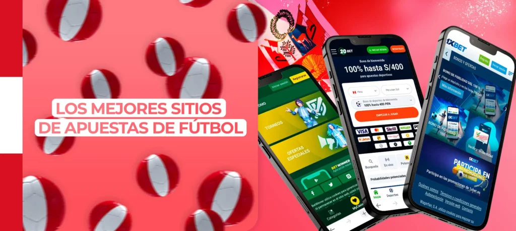 Las tres mejores casas de apuestas de fútbol en Perú