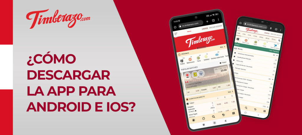 Guía paso a paso para instalar la aplicación Timberazo en android e ios