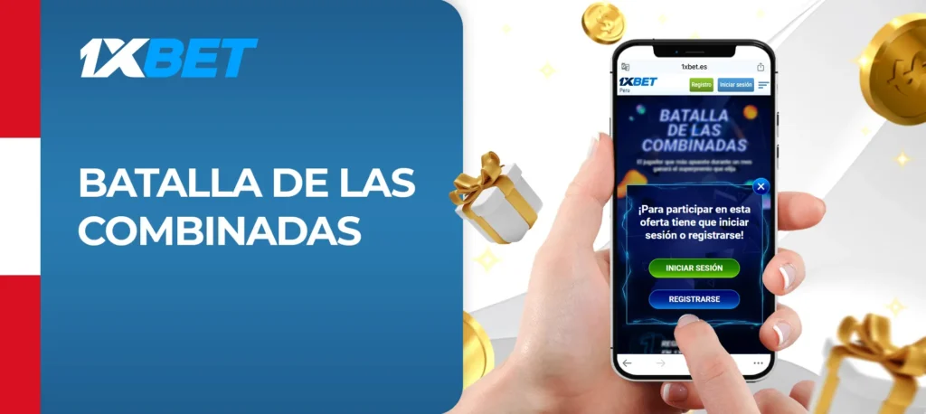 ¿Cuales son las condiciones del bono Batalla de las combinadas ofrecido por 1xBet?