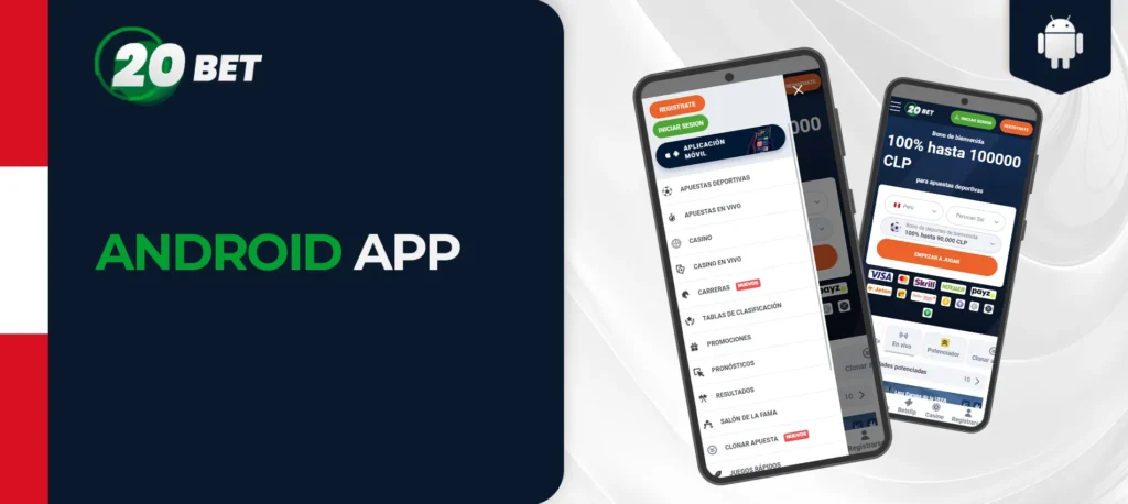 Instrucciones paso a paso para instalar la aplicación móvil de 20Bet en Android