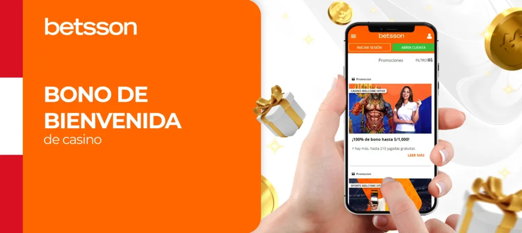 ¿Cómo conseguir una promoción en la casa de apuestas Betsson "Bono de bienvenida para casino"?