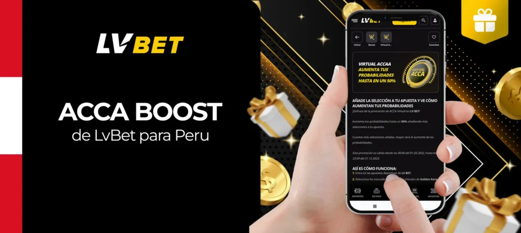 ¿Cómo conseguir el bono Acca Boost en LVbet en Perú?