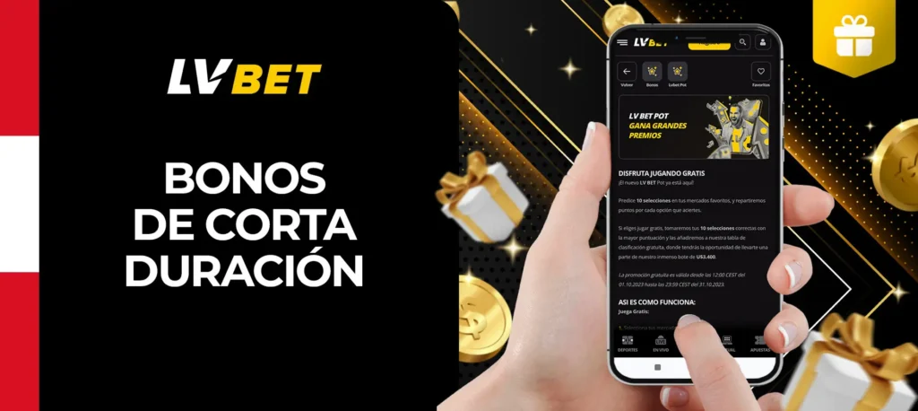 Revisión de los bonos a corto plazo de LVbet Perú