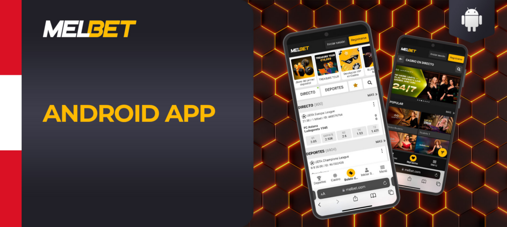 Instrucciones para descargar la aplicación móvil de Melbet en Android
