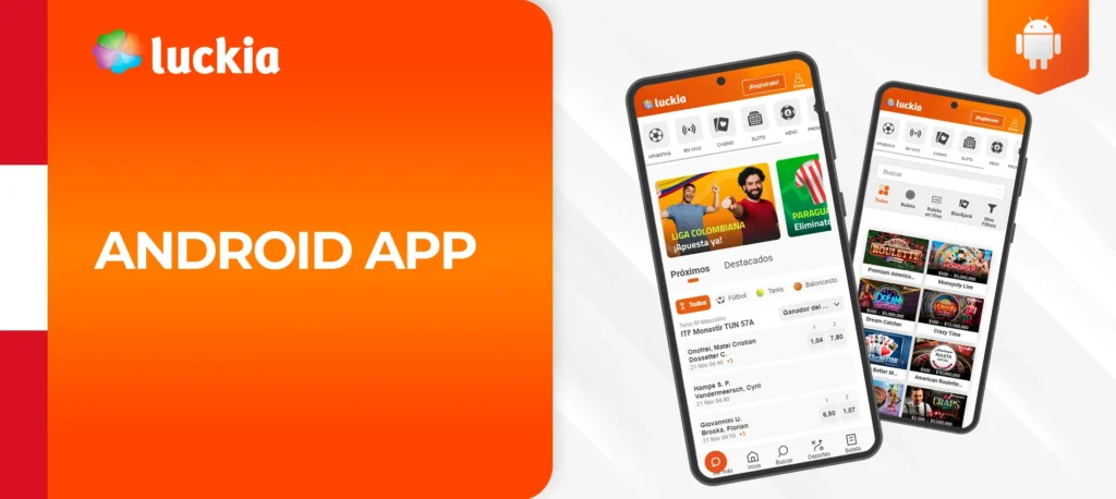 Instrucciones para instalar la aplicación móvil Luckia en Android