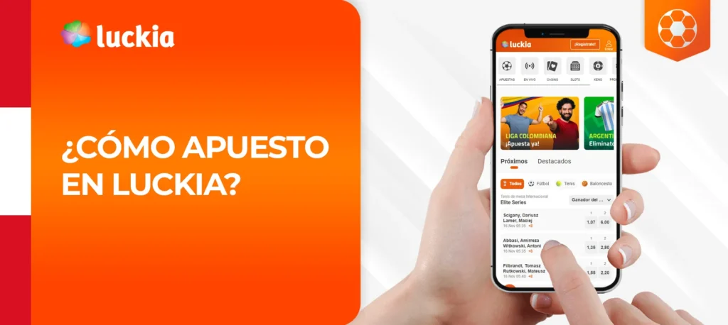 Instrucciones para apostar en la plataforma Luckia