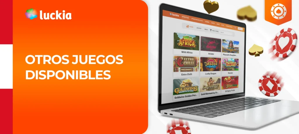 ¿Qué juegos ofrece la casa de apuestas Luckia a los usuarios?