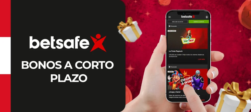 ¿Existen bonos a corto plazo en la casa de apuestas Betsafe?