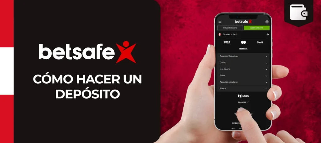 ¿Qué opciones de depósito ofrece la casa de apuestas Betsafe?