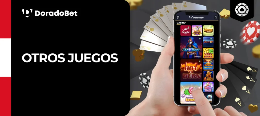 ¿Qué juegos en línea ofrece la casa de apuestas Doradobet?