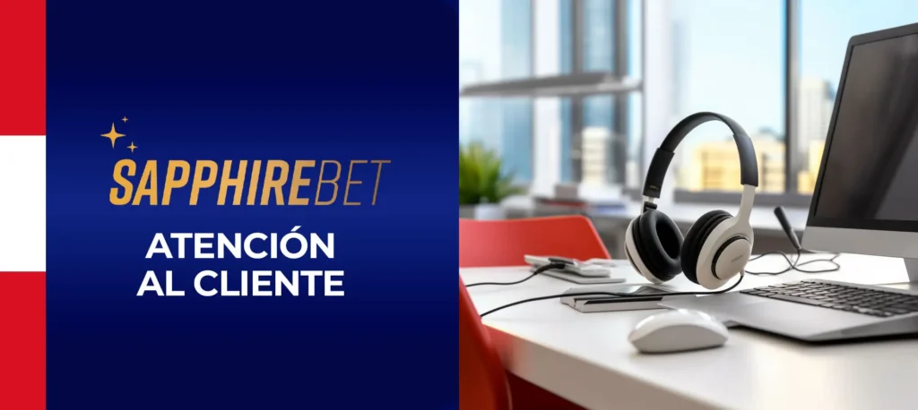 ¿Cómo puedo contactar con el servicio de atención al cliente de SapphireBet en Peru?