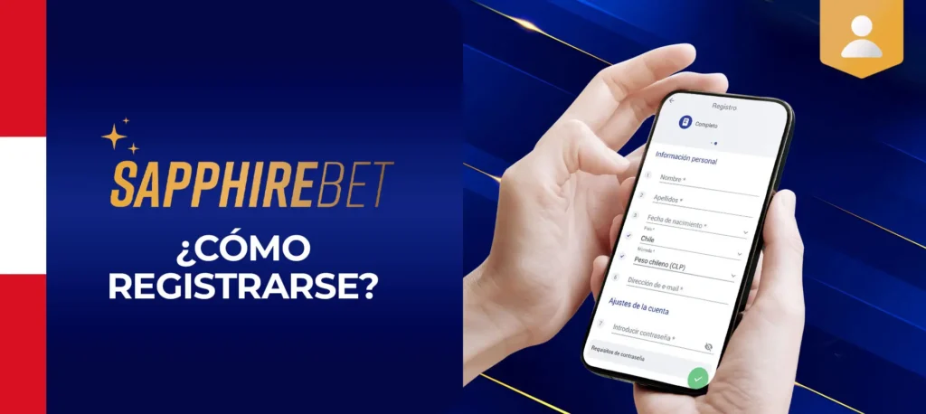 Cómo registrarse en la aplicación móvil de SapphireBet en Peru