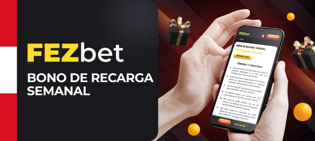 Fezbet Perú bono semanal revisión 