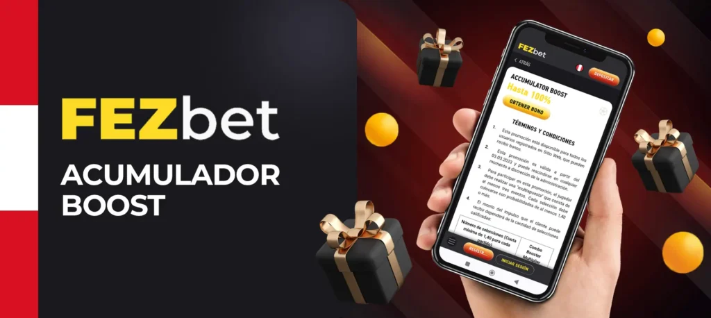 Revisión del bono Acumulador Boost en Fezbet en Perú