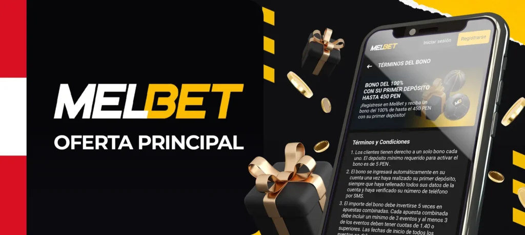 Gran bono principal para nuevos jugadores de Melbet en Perú