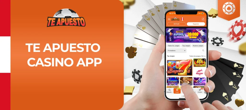 Todos los juegos de casino de la aplicación móvil Te Apuesto