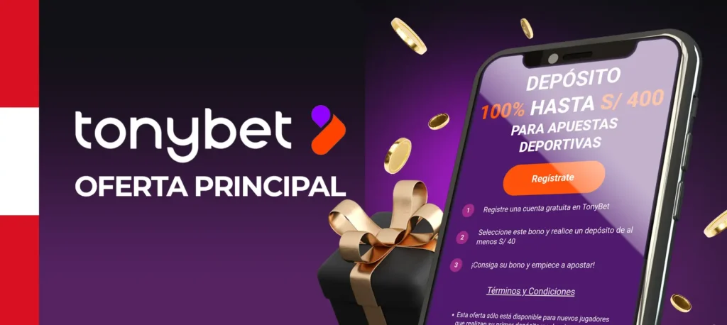 Tonybet ofrece un gran bono de bienvenida para nuevos jugadores en Perú