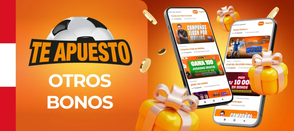 Te Apuesto ofrece bonos de apuestas y casino en Perú 