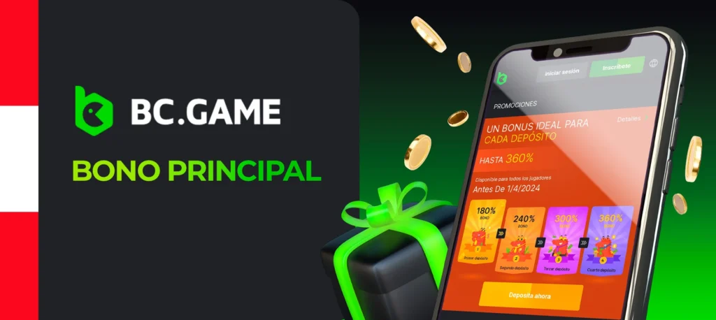 Los bonos y promociones de BC Game Peru son la principal herramienta para captar nuevos usuarios