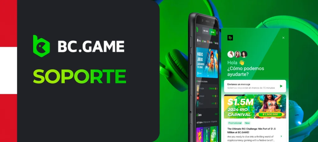 Atención al cliente en la plataforma de apuestas BC Game en Peru