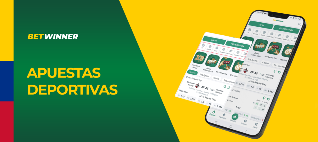 Resumen del mercado de apuestas deportivas en la casa de apuestas Betwinner en Colombia