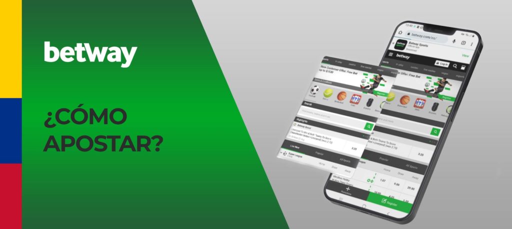 Cómo apostar en la aplicación móvil de Betway en Android