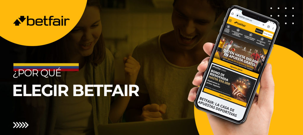 Betfair es una de las mejores casas de apuestas de Colombia