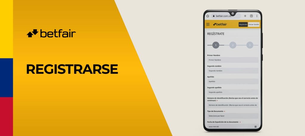 Todas las formas de registrarse en la web de la casa de apuestas Betfair Colombia