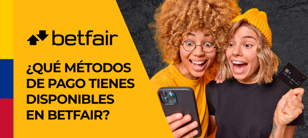 Métodos de pago cómodos  en Betfair