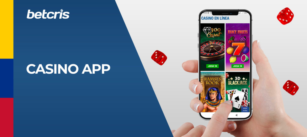 Todos los juegos de casino en la aplicación móvil de Betcris