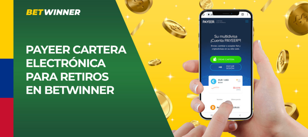 Cómo retirar dinero de su cuenta Betwinner utilizando un monedero electrónico Payeer 