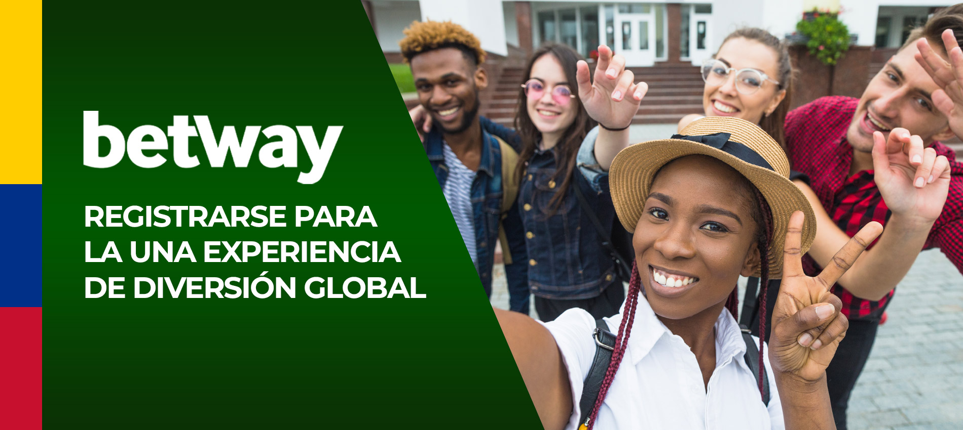 inscríbete en el evento global de entretenimiento de Betway Colombia