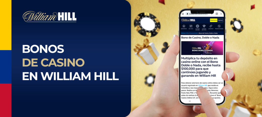 ¿Cómo consigo un bono de casino en la casa de apuestas William Hill?