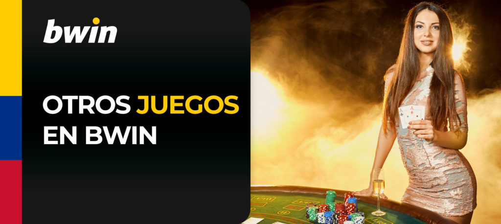 Todos los juegos de casino en la plataforma de entretenimiento de Bwin