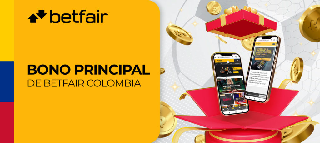 Bono principal de Betfair Colombia