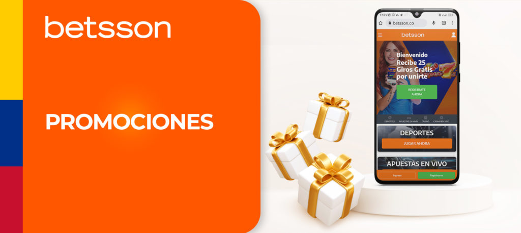 Todas las promociones y bonos de la casa de apuestas de Betsson en Colombia