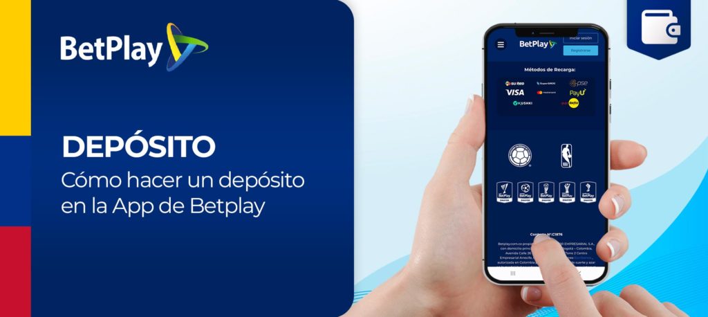 ¿Cómo hago mi primer depósito en la aplicación móvil de Betplay?