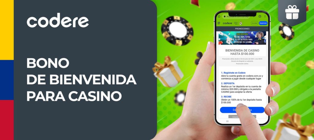 ¿Cómo consigo un bono de casino en Codere?