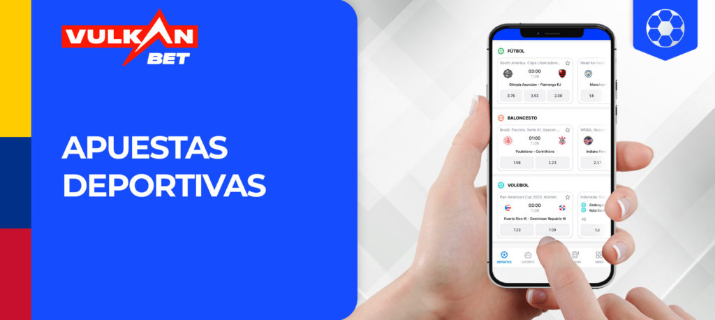 Deportes a los que apostar en Vulkan Bet