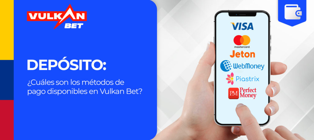 Métodos de pago en el sitio de apuestas Vulkan Bet