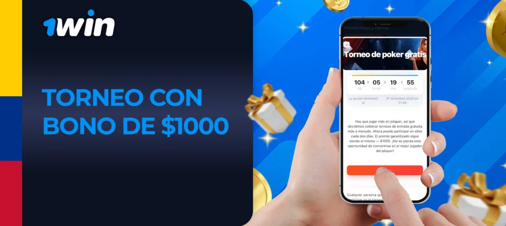 En 1win habrá la oportunidad de competir por un primer premio garantizado de $1000