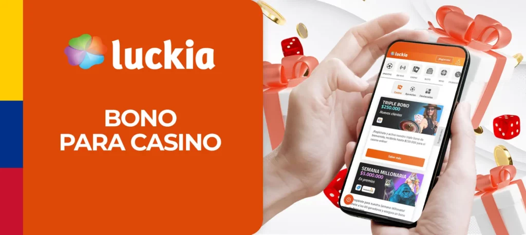 Bonos de casino en la casa de apuestas Luckia en Colombia