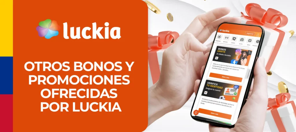 Otros bonos en la casa de apuestas Luckia en Colombia