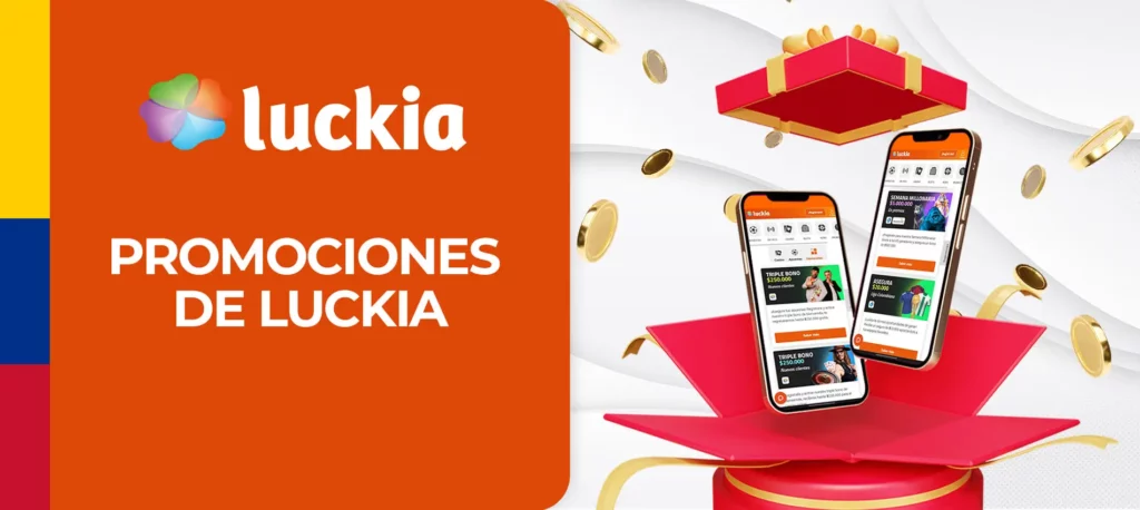 Promociones y bonos en la casa de apuestas Luckia en Colombia