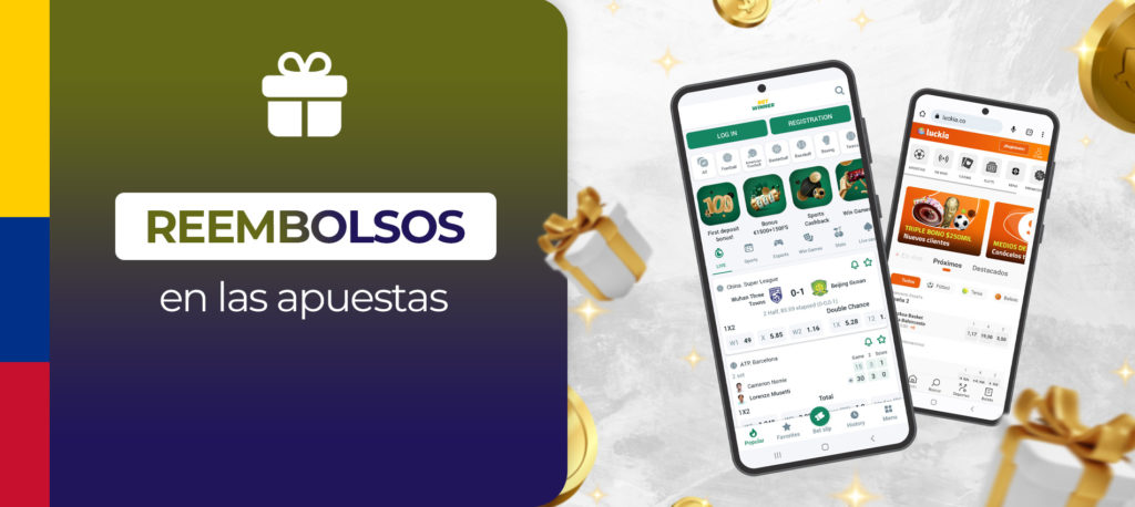 Rating de casas de apuestas con reembolso de apuestas en Colombia