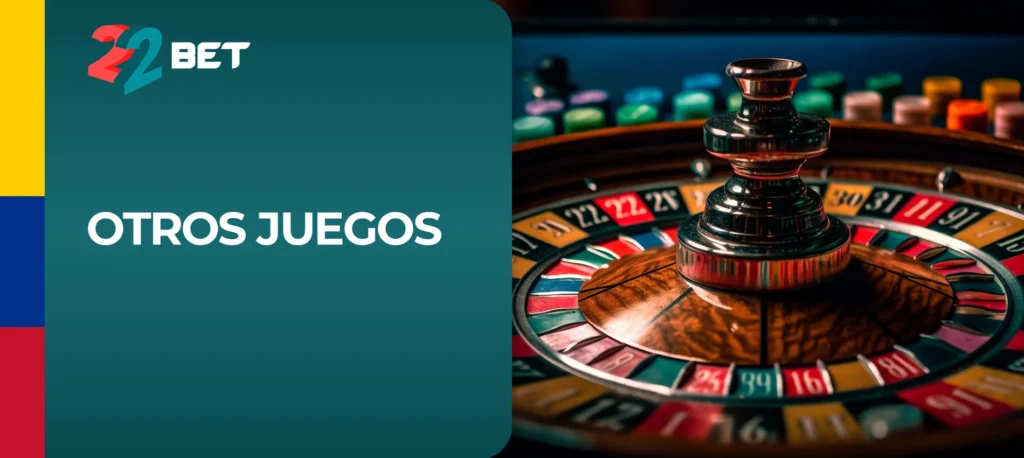 ¿Qué juegos en línea ofrece la casa de apuestas 22Bet?