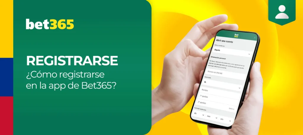 Cómo registrarse en la aplicación móvil de Bet365 en Colombia