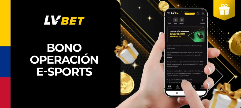 ¿Cómo conseguir un bono ciberdeporte en LVbet en Colombia?