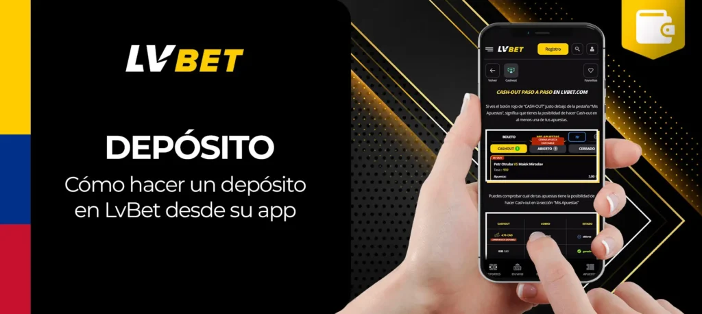 ¿Cómo hago mi primer depósito en la aplicación móvil de Lvbet en Colombia?